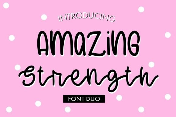 Amazing Strength: The Script Handwritten Font That Elevates Your Brand