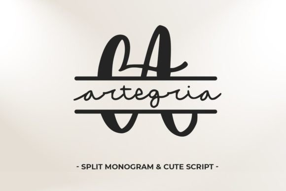 Artegria Duo: A Script Handwritten Font for Creative Crafters