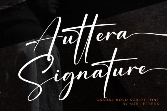 Auttera Signature Font for Elegant Branding & Script Design