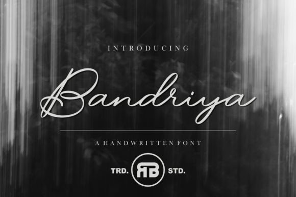 Bandriya: A Dazzling Script Font for Editorial Elegance