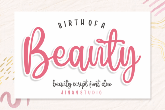 Birth of a Beauty: A Timeless Script Handwritten Font