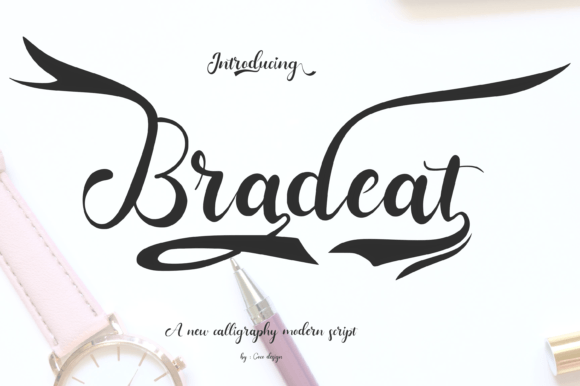 Bradeat: The Script Font That Elevates Your Campaigns