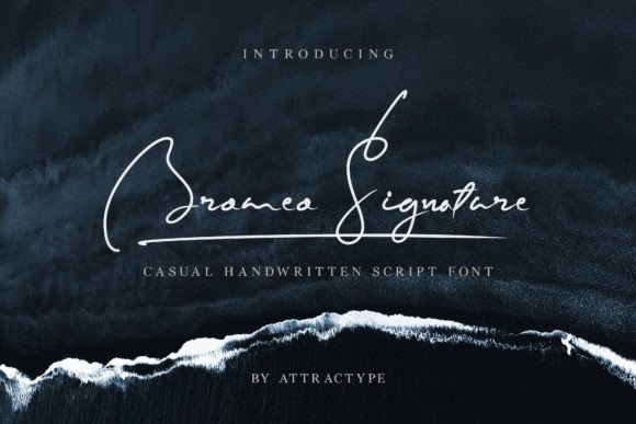 Bromeo Signature Font for Elegant Branding and Campaign Design