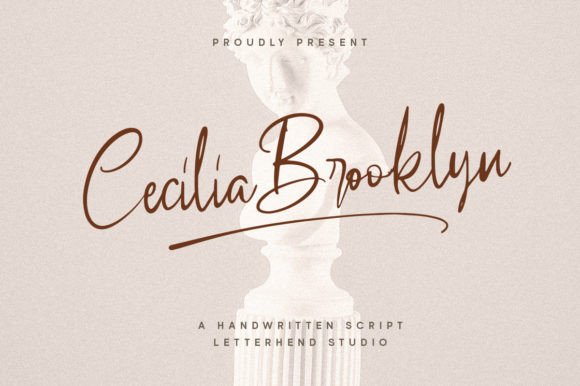Cecilia Brooklyn: A Feminine Script Handwritten Font for Editorial Elegance