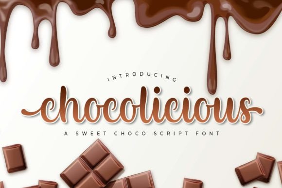 Chocolicious: A Delicate Script Handwritten Font for Brand Elegance