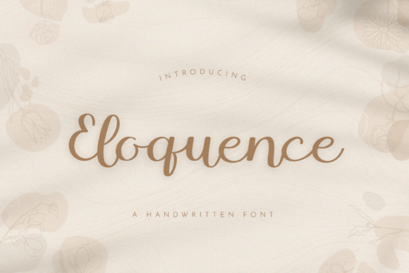 Eloquence Script Font for Small Business Branding