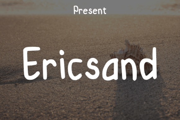 Ericsand: A Script Font for Modern Luxury and Branding