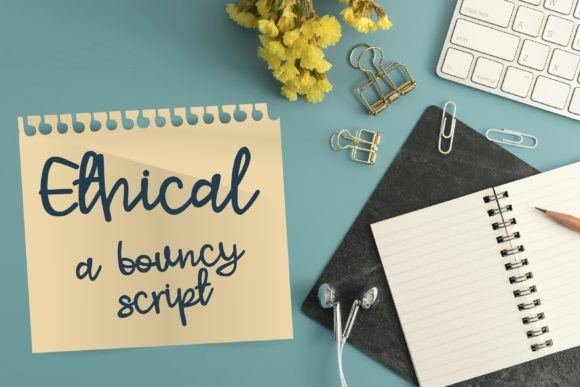 Ethical: A Script Handwritten Font That Elevates Brand Identity