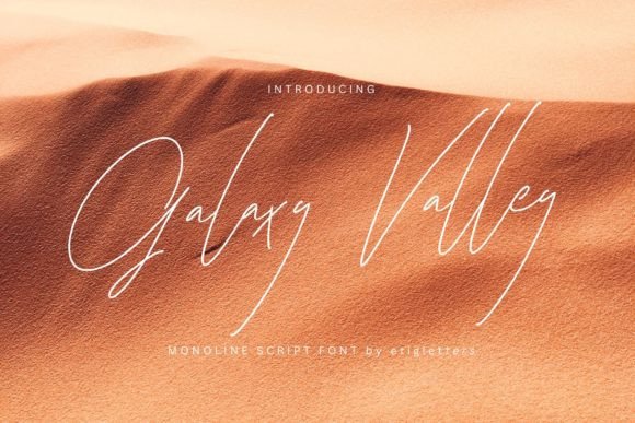 Galaxy Valley Script Font for Handmade Elegance
