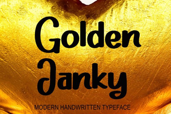 Golden Janky: A Script Handwritten Font That Makes Campaigns Feel Human