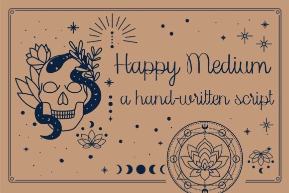 Happy Medium: A Script Handwritten Font for Dynamic Brand Campaigns