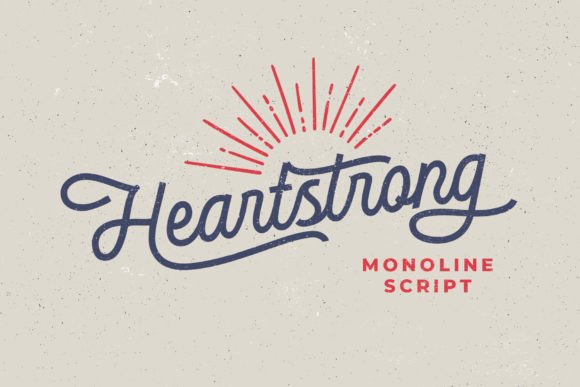 Heartstrong: A Versatile Script Font for Creative Designers