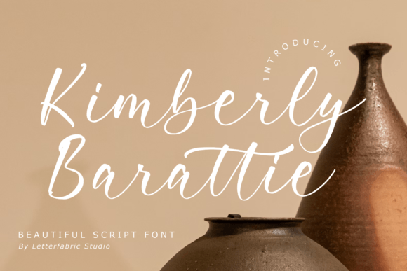 Kimberly Barattie Script Font for Handmade Creators