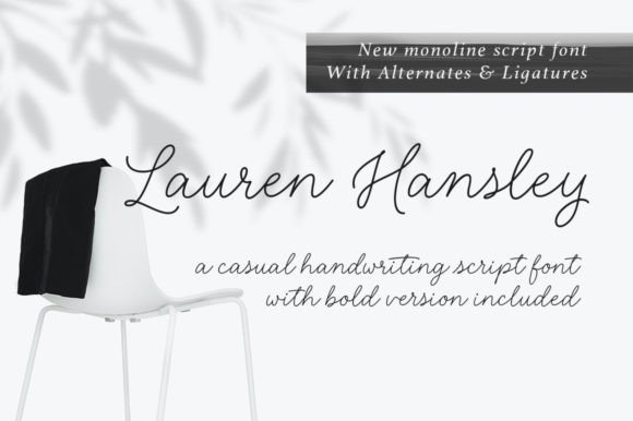 Lauren Hansley Script Font for Modern Campaign Design