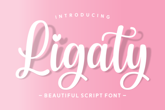 Ligaty Script Font for Handmade Brands