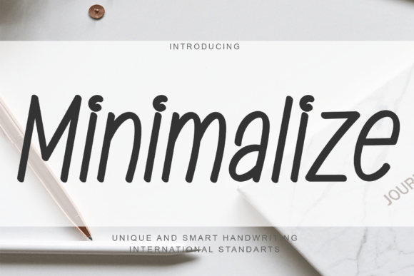 Minimalize: A Script Font That Adds Personality to Your Handmade Creations