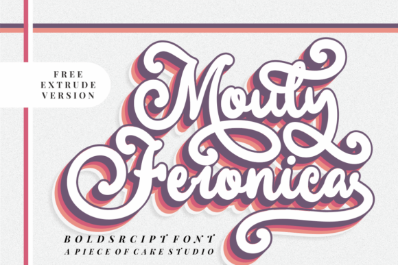 Mouly Feronica Script Font for Handmade Brands