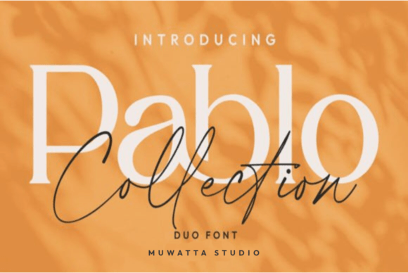 Pablo Duo: A Script and Serif Font Pair for Elegant Branding