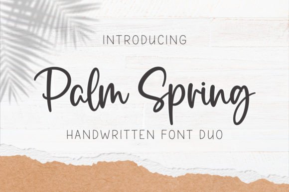 Palm Spring Font for Chic Digital Branding
