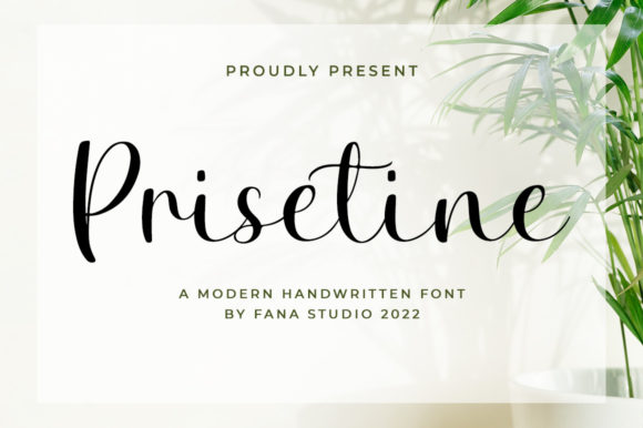 Prisetine: The Script Font That Elevates Your Digital Brand