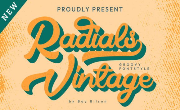 Radial Vintage Script Font for Warm, Fun Digital Branding
