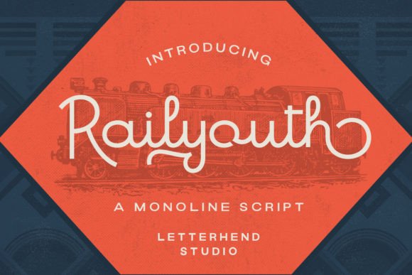 Railyouth: A Script Font with Vintage Charm for Editorial Design