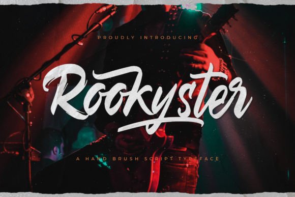 Rookyster: A Handbrush Script Font for Editorial Warmth