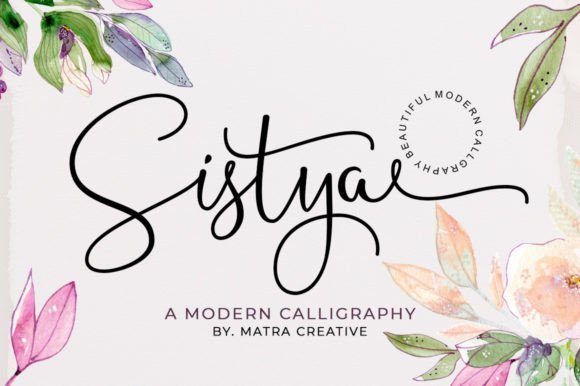 Sistya: A Script Font That Elevates Your Brand with Timeless Elegance