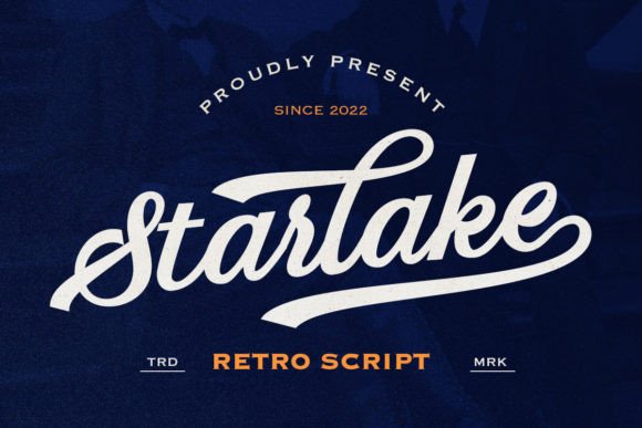 Starlake: A Retro Script Font for Timeless Branding