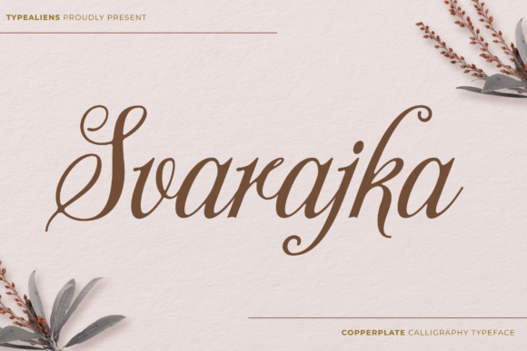 Svarajka: A Classic Script Font for Elegant Digital Branding