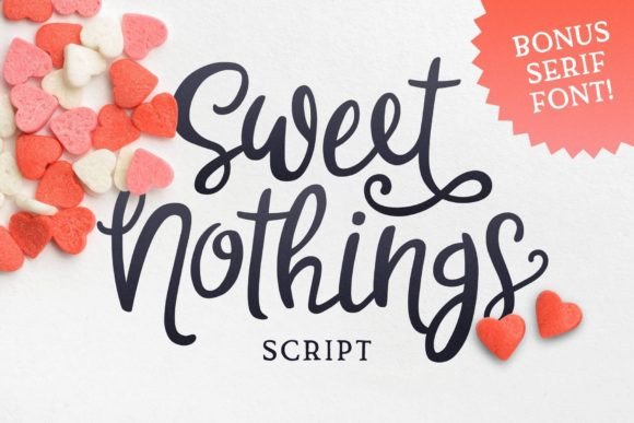 Sweet Nothings: A Script Font for Elegant Web Design