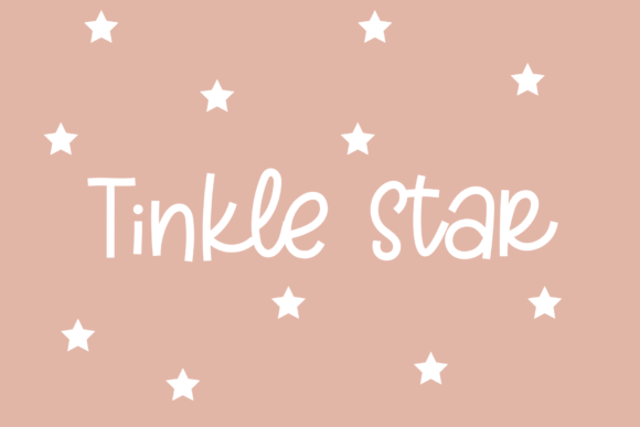 Tinkle Star Script Font for Whimsical Brand Identity