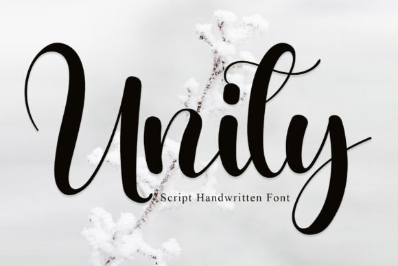 Unity Script Handwritten Font for Joyful, Romantic Designs