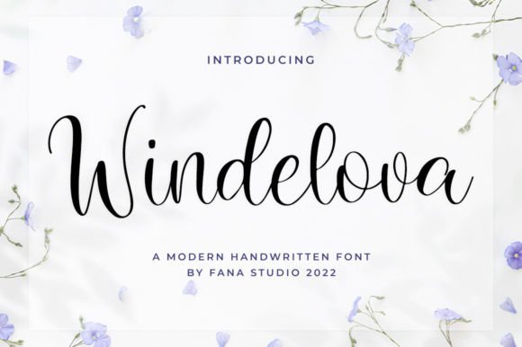 Windelova Script: A Stylish Font for Editorial Design and Branding