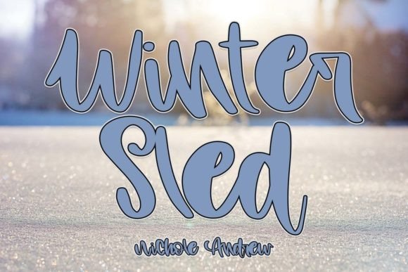 Winter Sled: A Semi-Script Handwritten Font for Warm, Human Branding