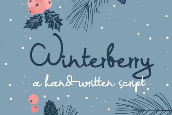 Winterberry: A Script Font That Elevates Your Brand with Warmth and Style