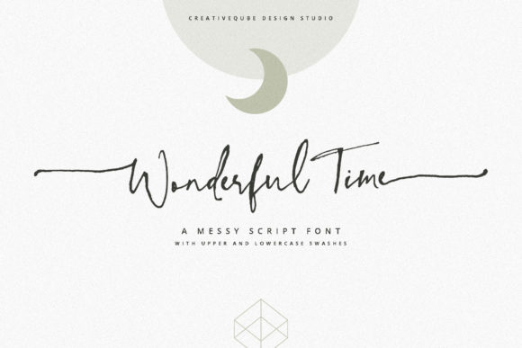 Wonderful Time: A Script Font That Breathes Life Into Your Creations