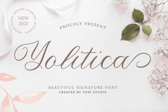 Yolitica: A Romantic Script Handwritten Font for Makers